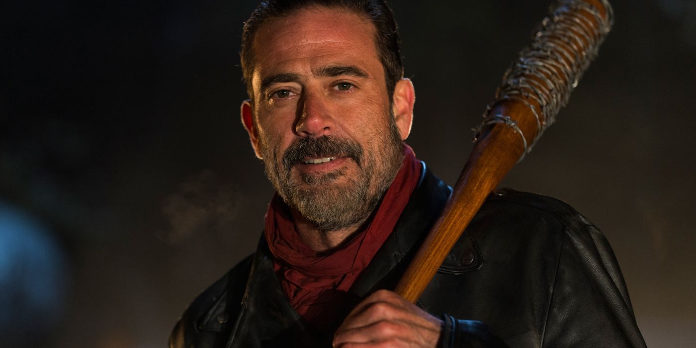 Negan segurando Lucille em The Walking Dead.