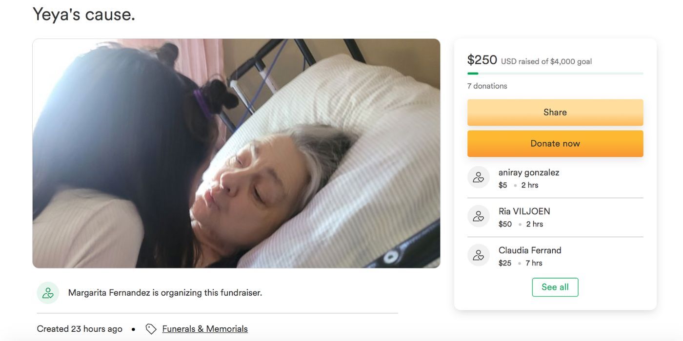 90 Day Fiancé star Tiffany Franco's GoFundMe page