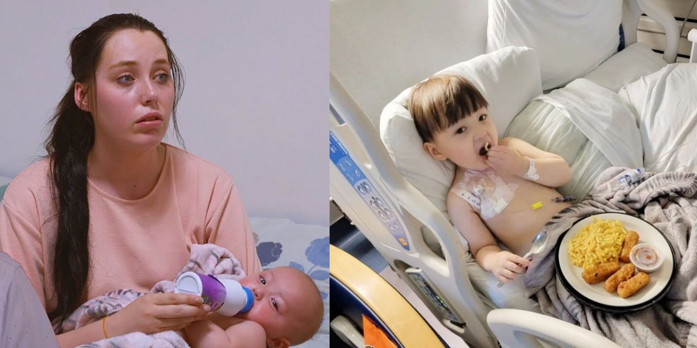 90 Day Fiancé star Deavan Clegg side by side image with son Taeyang