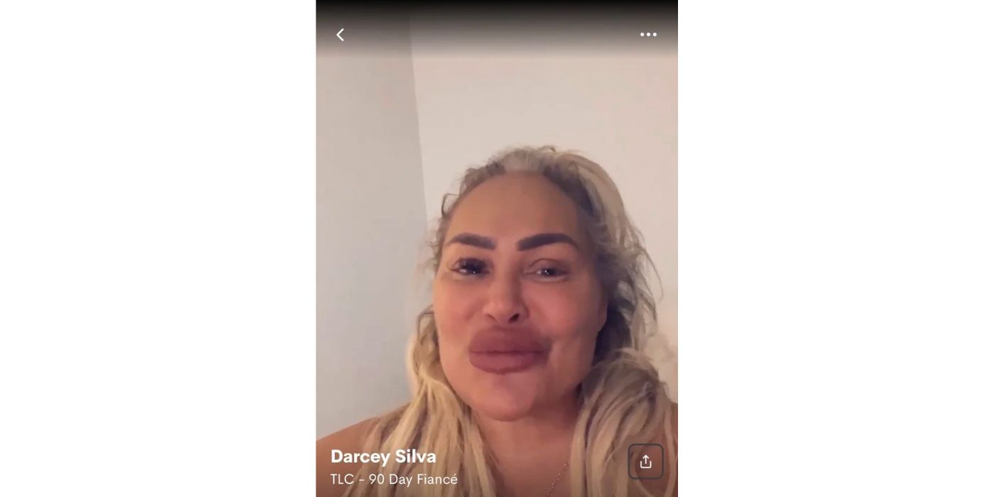 90 Day Fiancé Darcey Silva No Makeup Filter Cameo