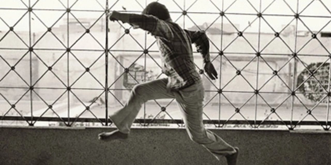 A boy leaps in These Birds Walk