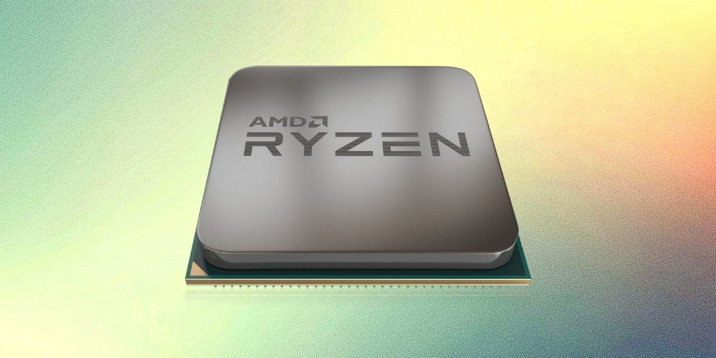 AMD Ryzen chip on custom background