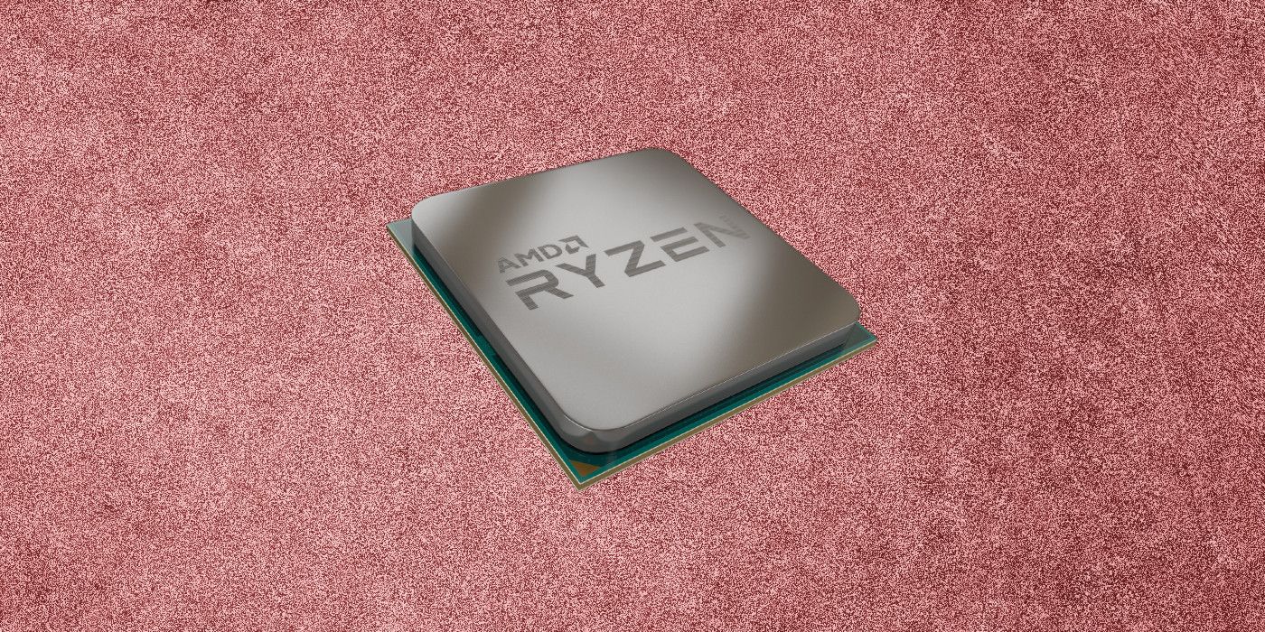 AMD Ryzen processor on custom background