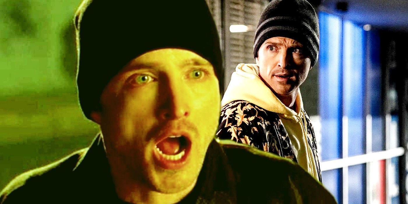 Aaron Paul as Jesse Pinkman in Better Call Saul and Breaking Bad