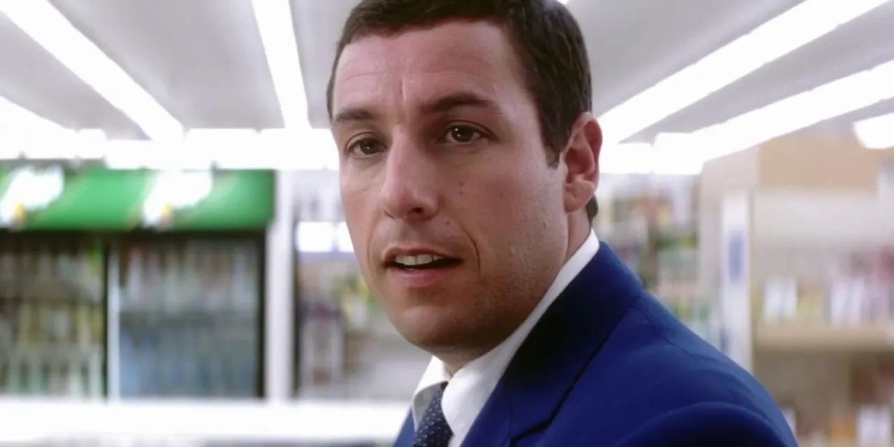 Adam Sandler in a supermarket in Punch-Drunk Love