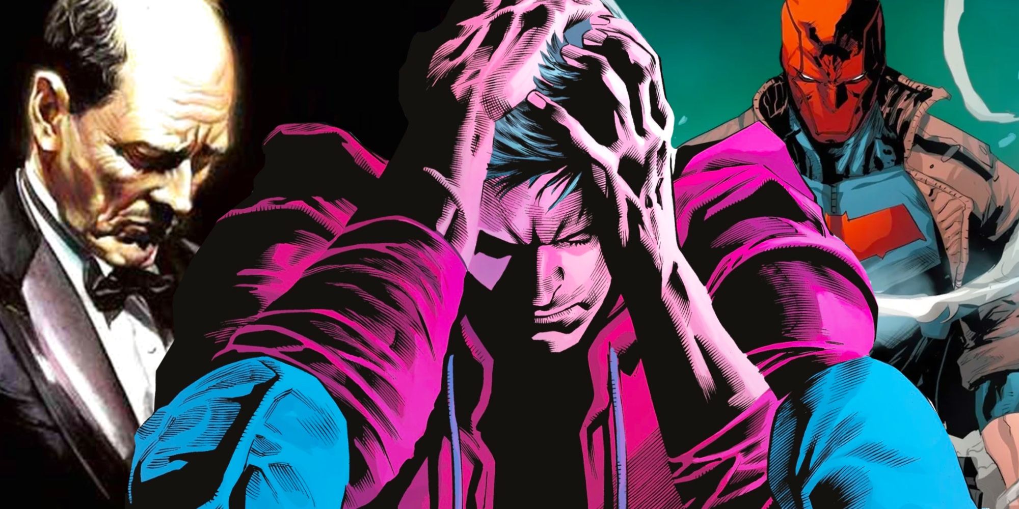 Red Hood and Alfred in DC Comics