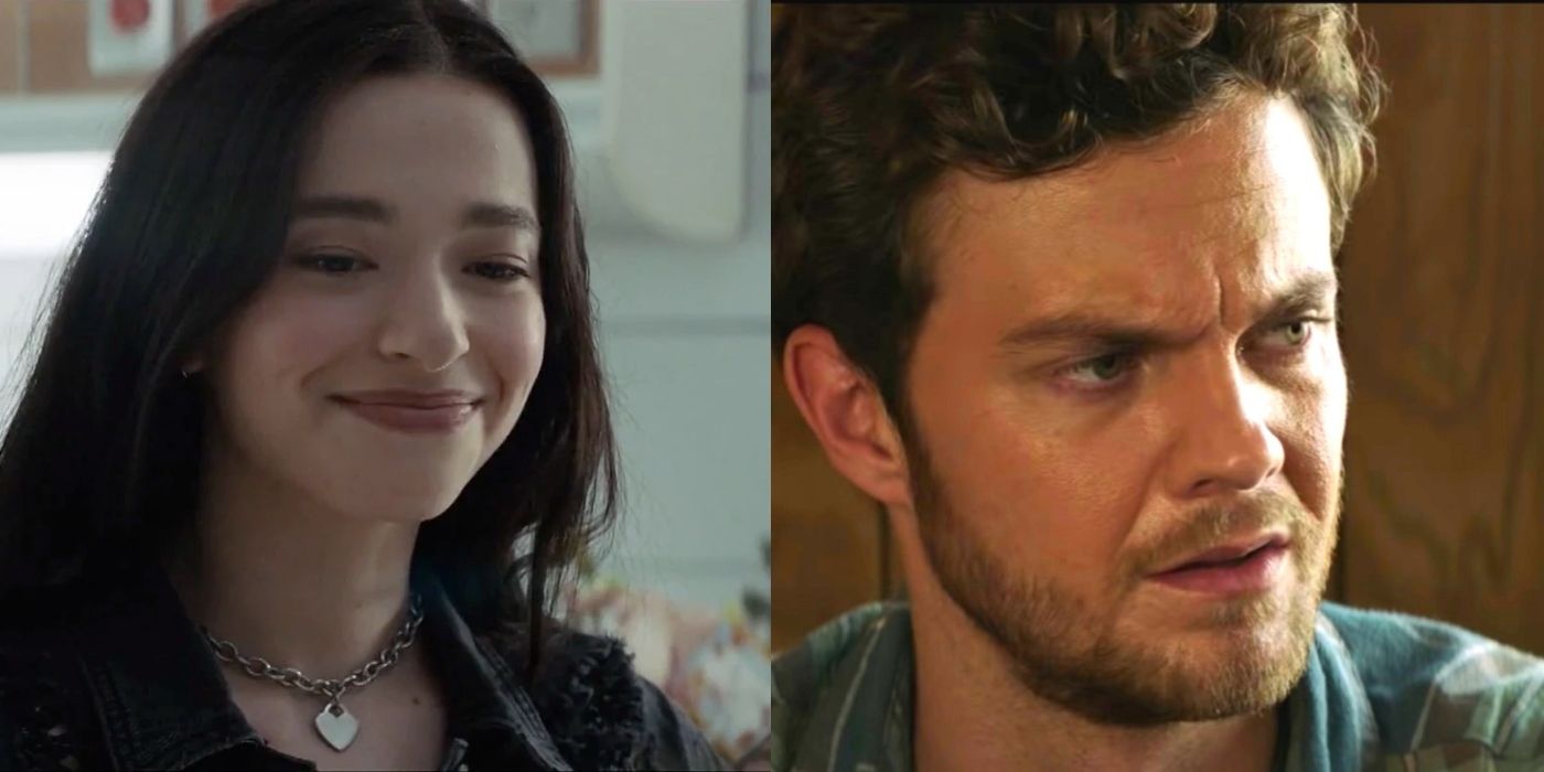 Split image of Amber and Richie in Scream (2022)