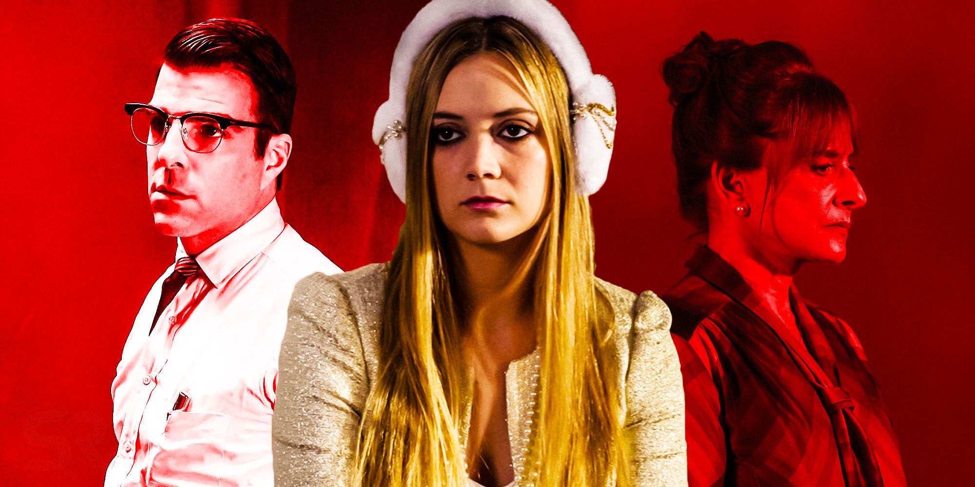 American horror story season 11 Billie Lourd, Zachary Quinto Isaac Powell Patti LuPone