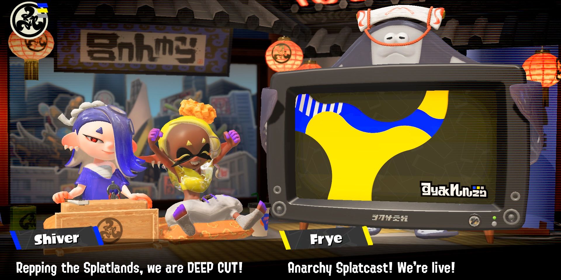 Splatoon 3's Anarchy Splatcast, hosted by Deep Cut, won't interrupt gameplay or force players to watch the news.