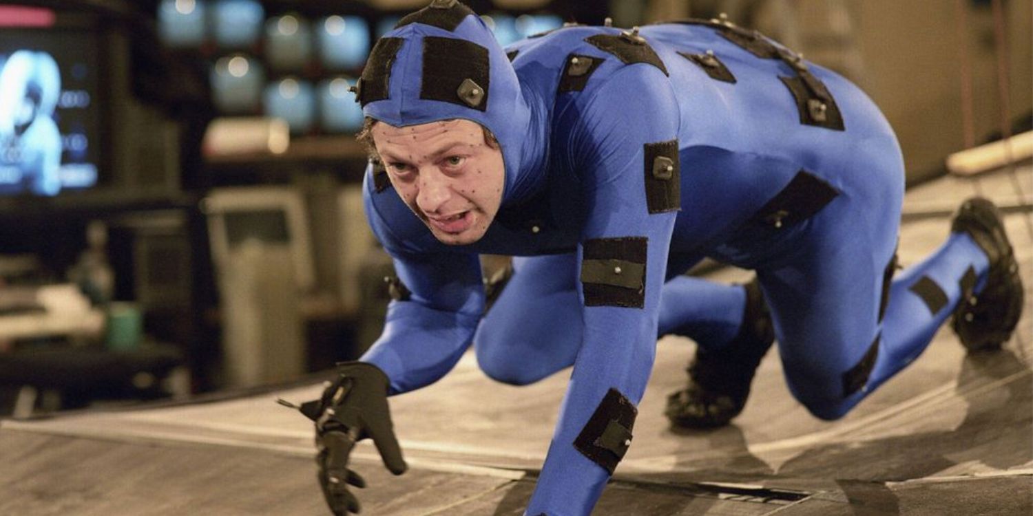 Andy Serkis Mo-Cap como Gollum em Senhor dos Anéis