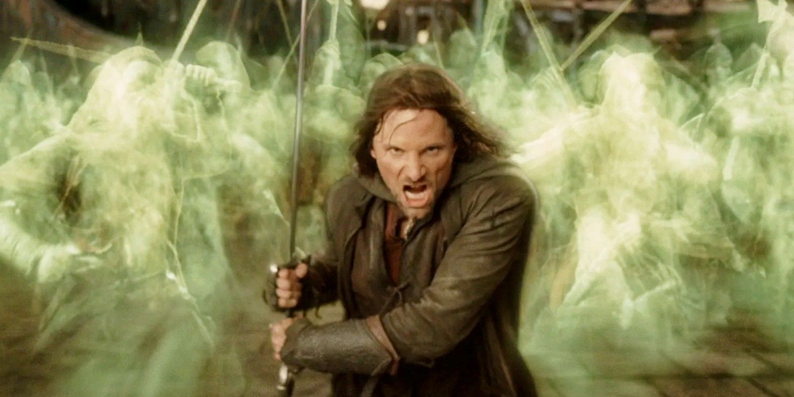 Aragorn and Dead Army in Return of the King