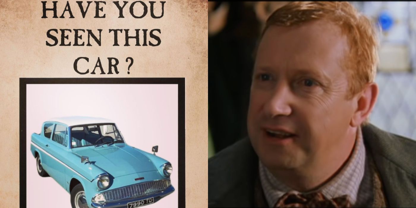Arthur Weasley Reaction to Ford Anglia missing poster