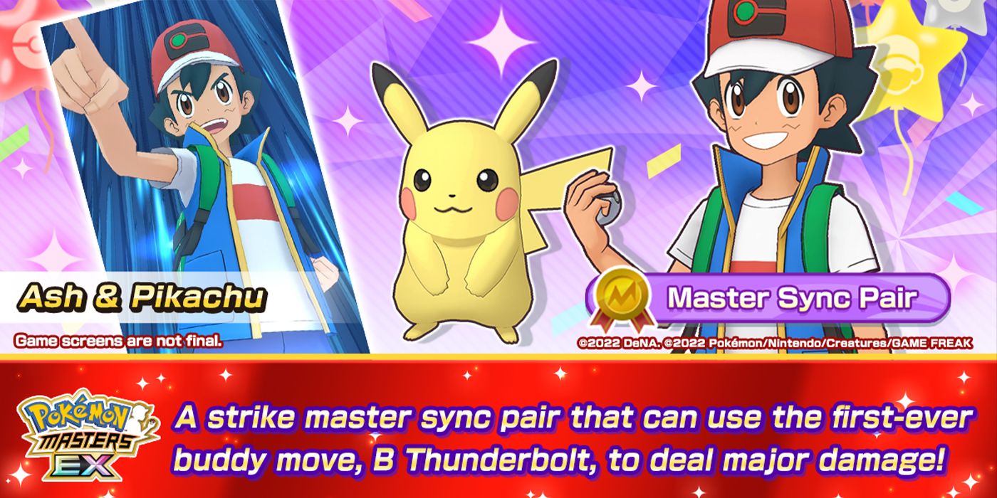 Pokémon: You Can Finally Play As Ash Ketchum Thanks To Masters EX