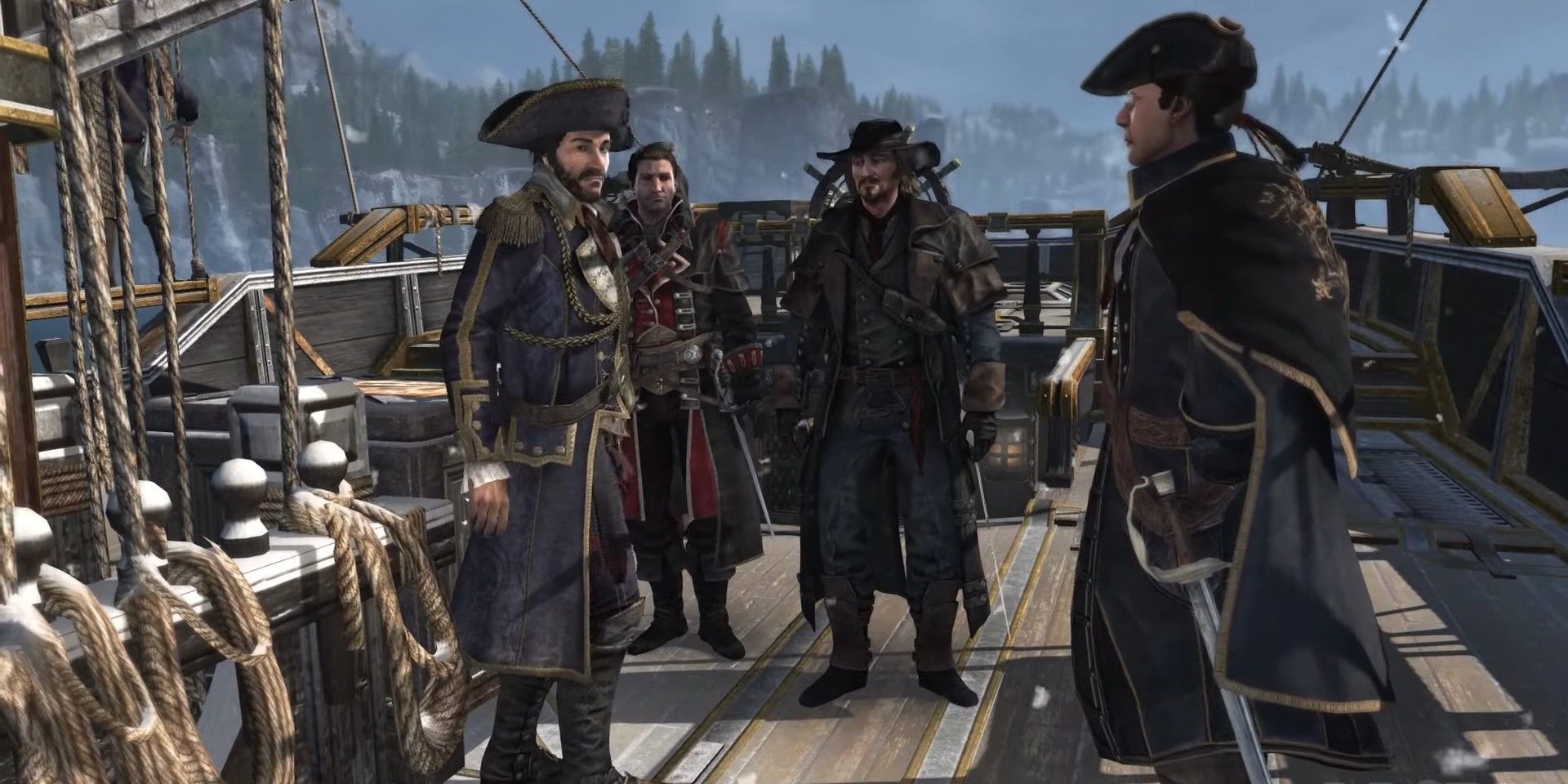 Captura de tela da cena de Assassins Creed Rogue