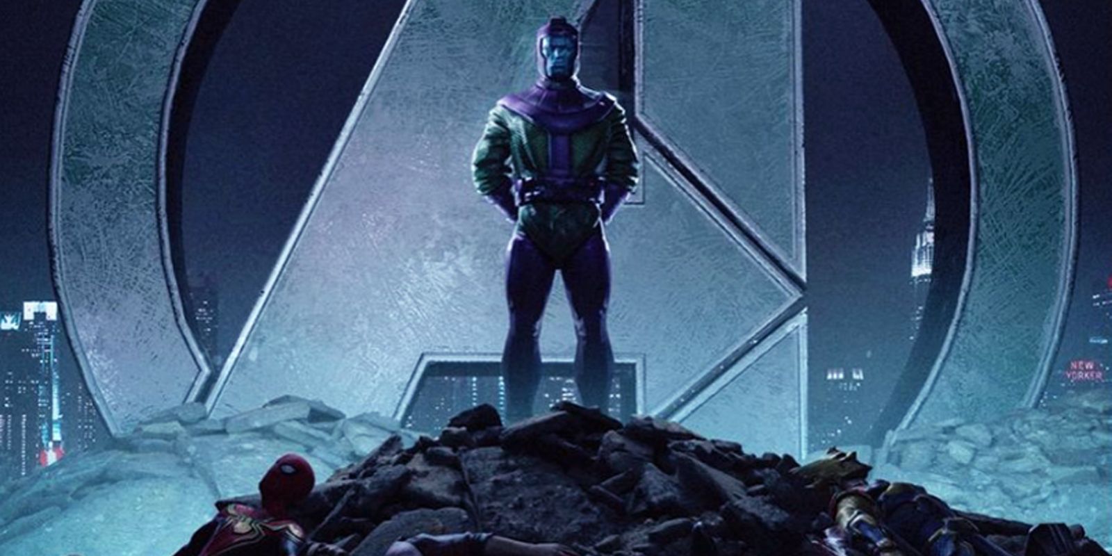 Avengers 5 Fan Poster Shows Kang Standing Over Dead Marvel Heroes