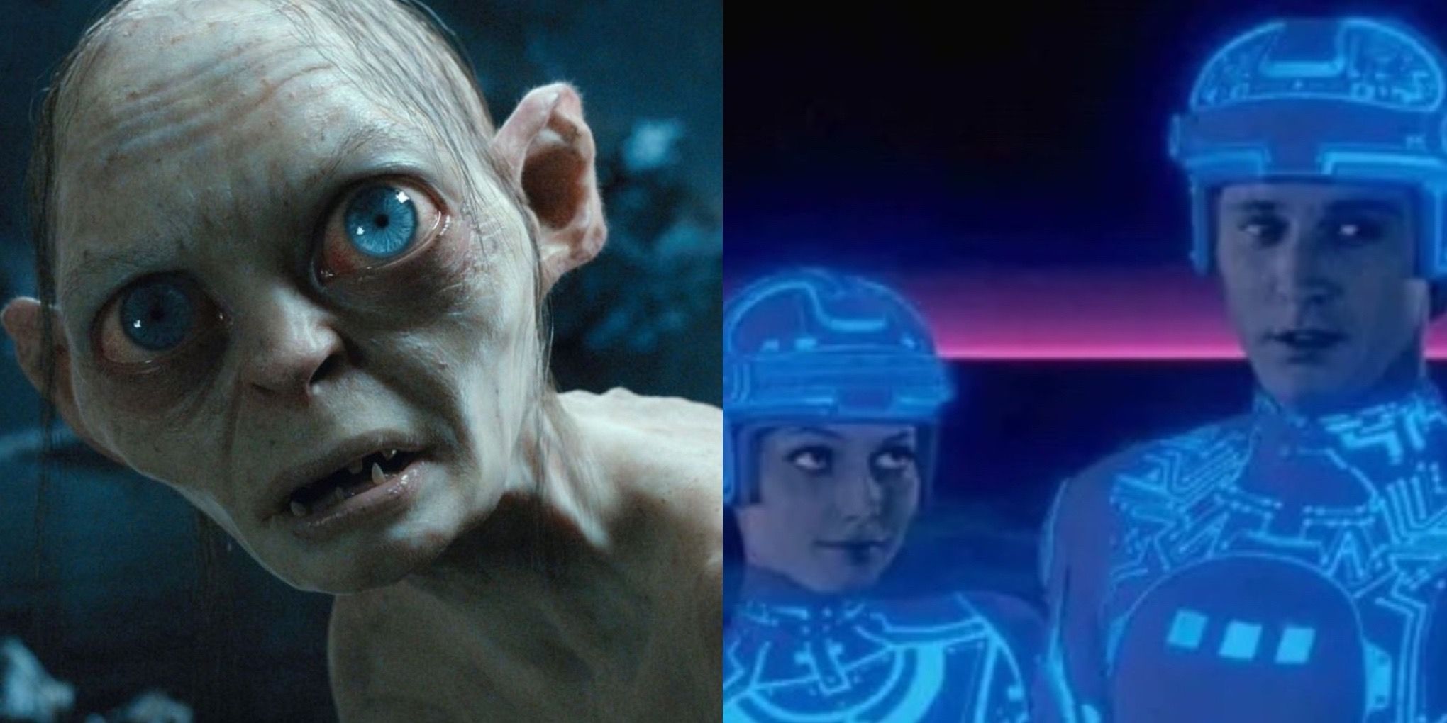 Badly Aged CGI Cover Image The Hobbit and Tron