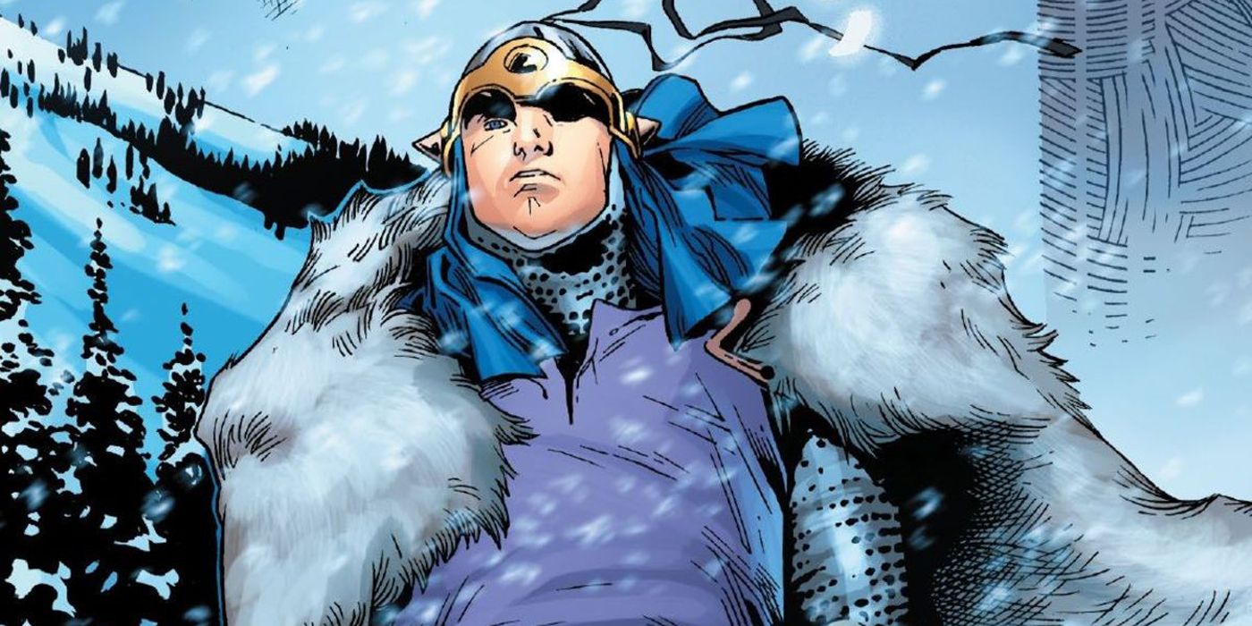 Balder the Brave in the winter in Marvel Comics