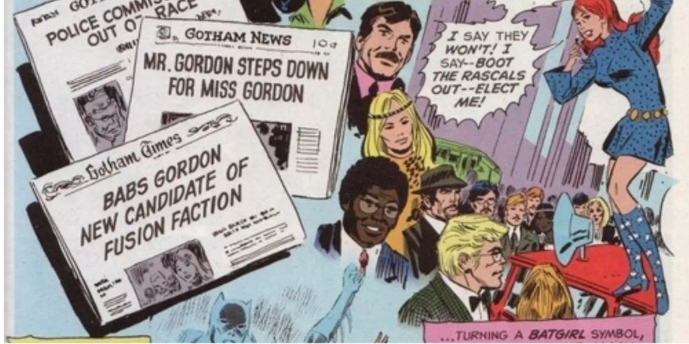 Barbara Gordon runs for office in Detective Comics #424
