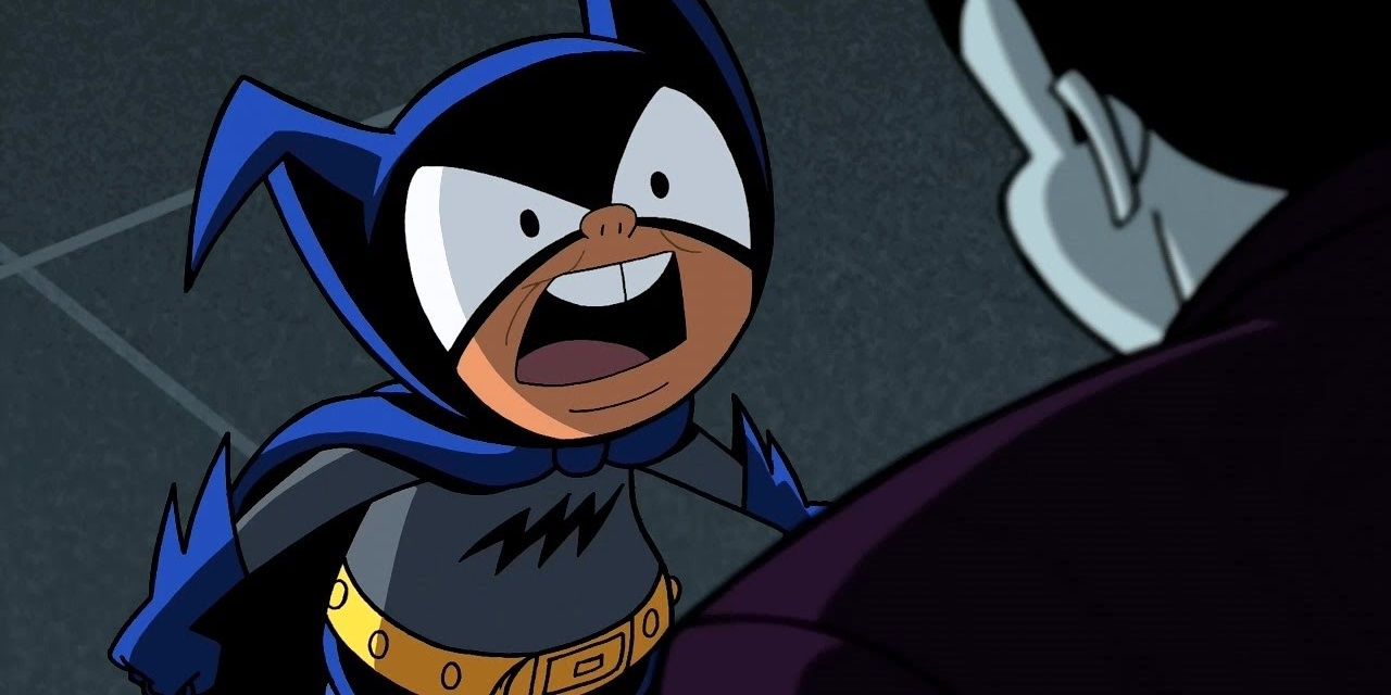 Bat-Mite argues with the Joker in Batman the brave and the bold
