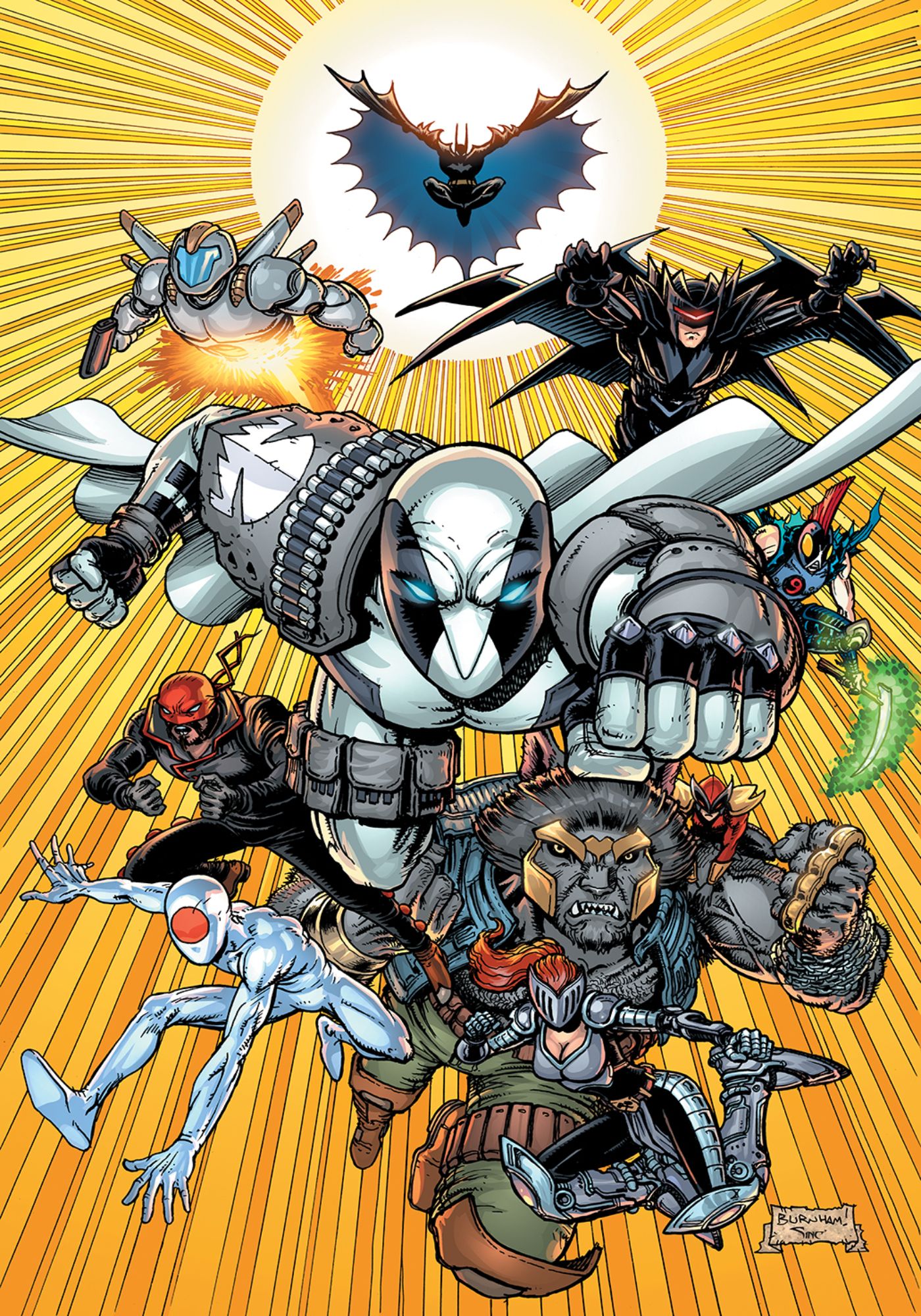 Batman Incorporated 2 90s Cover Month Variant