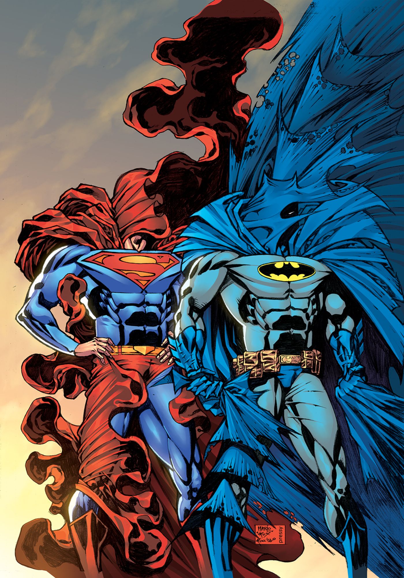Batman Superman Worlds Finest 90s Cover Month Variant