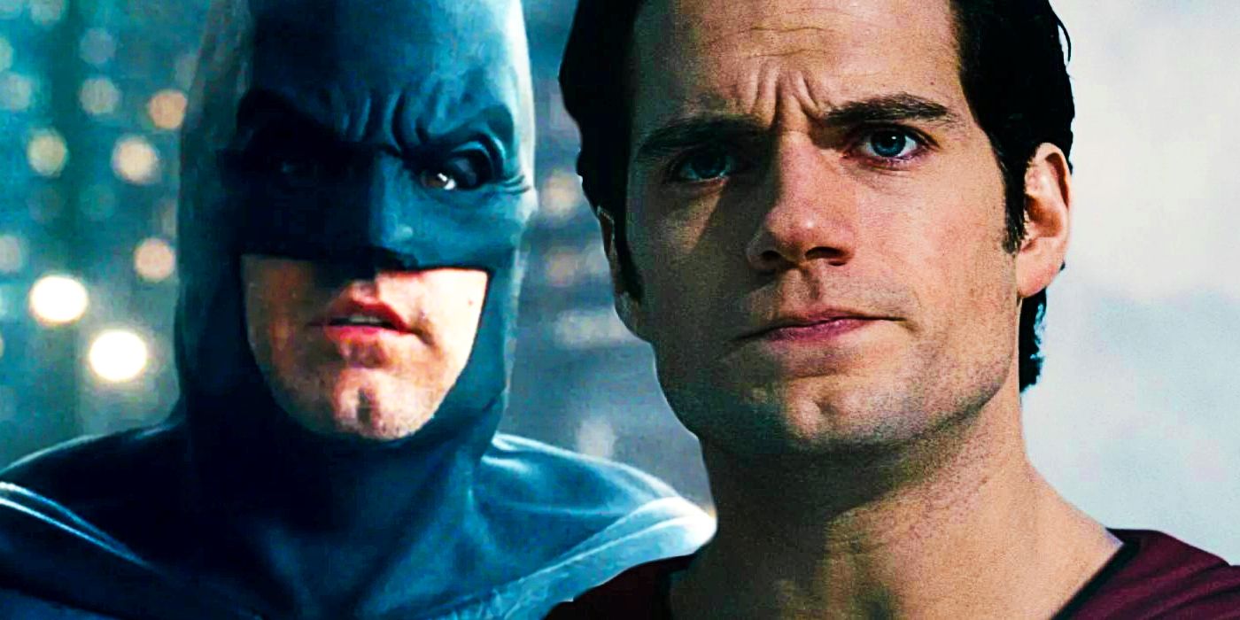 Ben Affleck as Batman and Henry Cavill as Superman