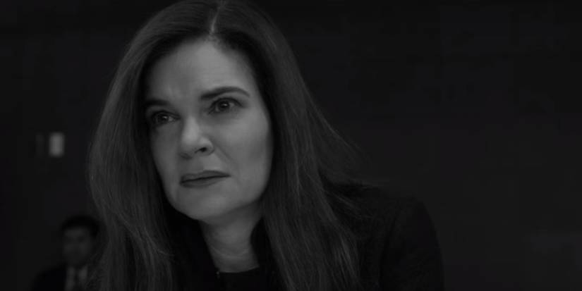 Betsy Brandt as Marie looking angry in Better Call Saul