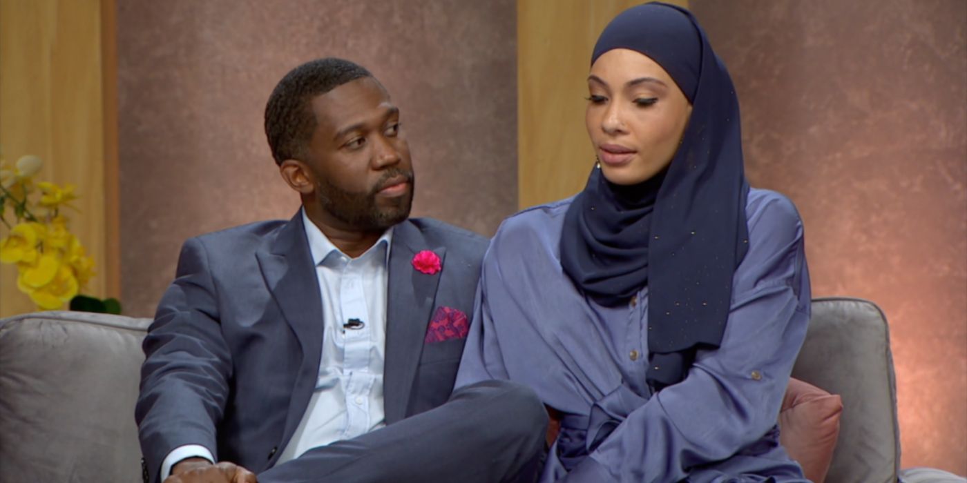 Bilal Hazziez and Shaeeda Sween at the 90 Day Fiancé Tell All