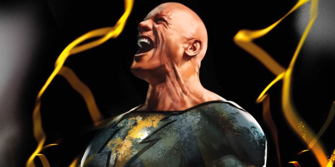 Dwayne Johnson Variant Cover for Black Adam #1