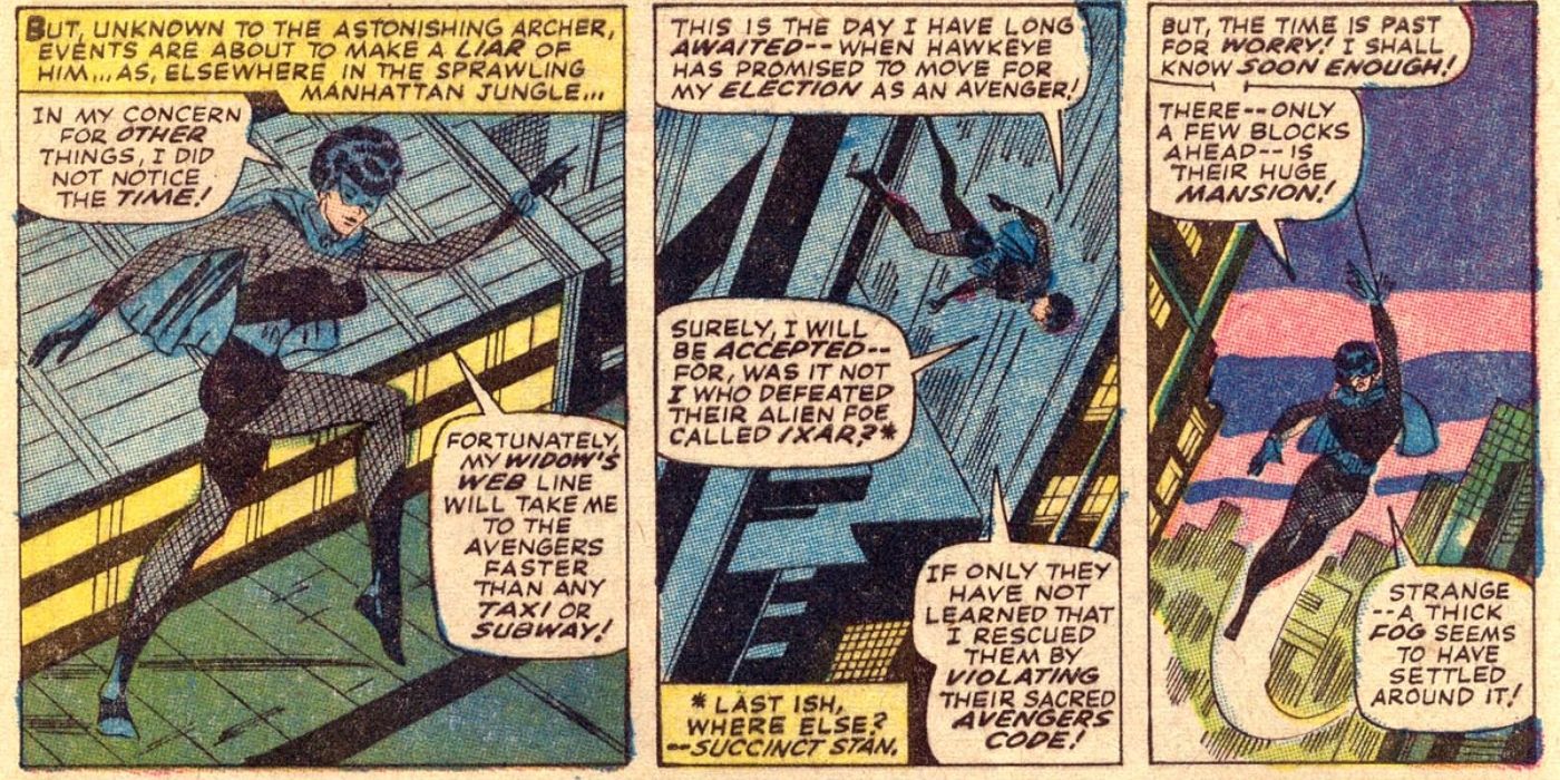 black-widow-in-spider-man-comic-panels