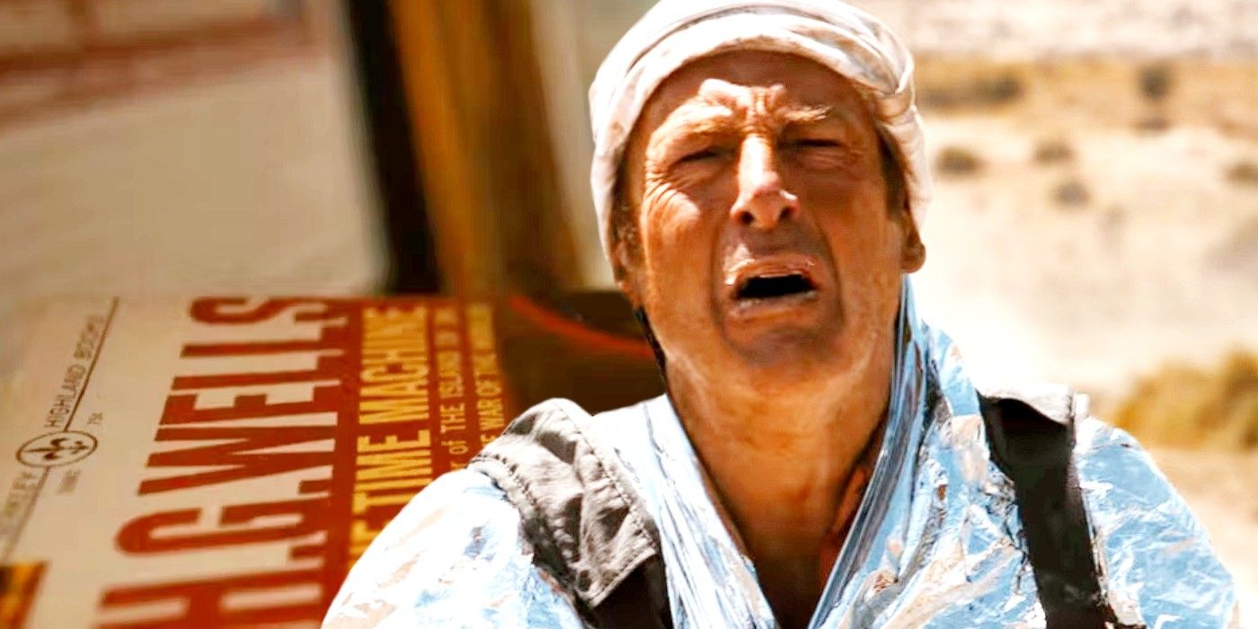 Bob Odenkirk as Jimmy and HG Wells Time Machine in Better Call Saul