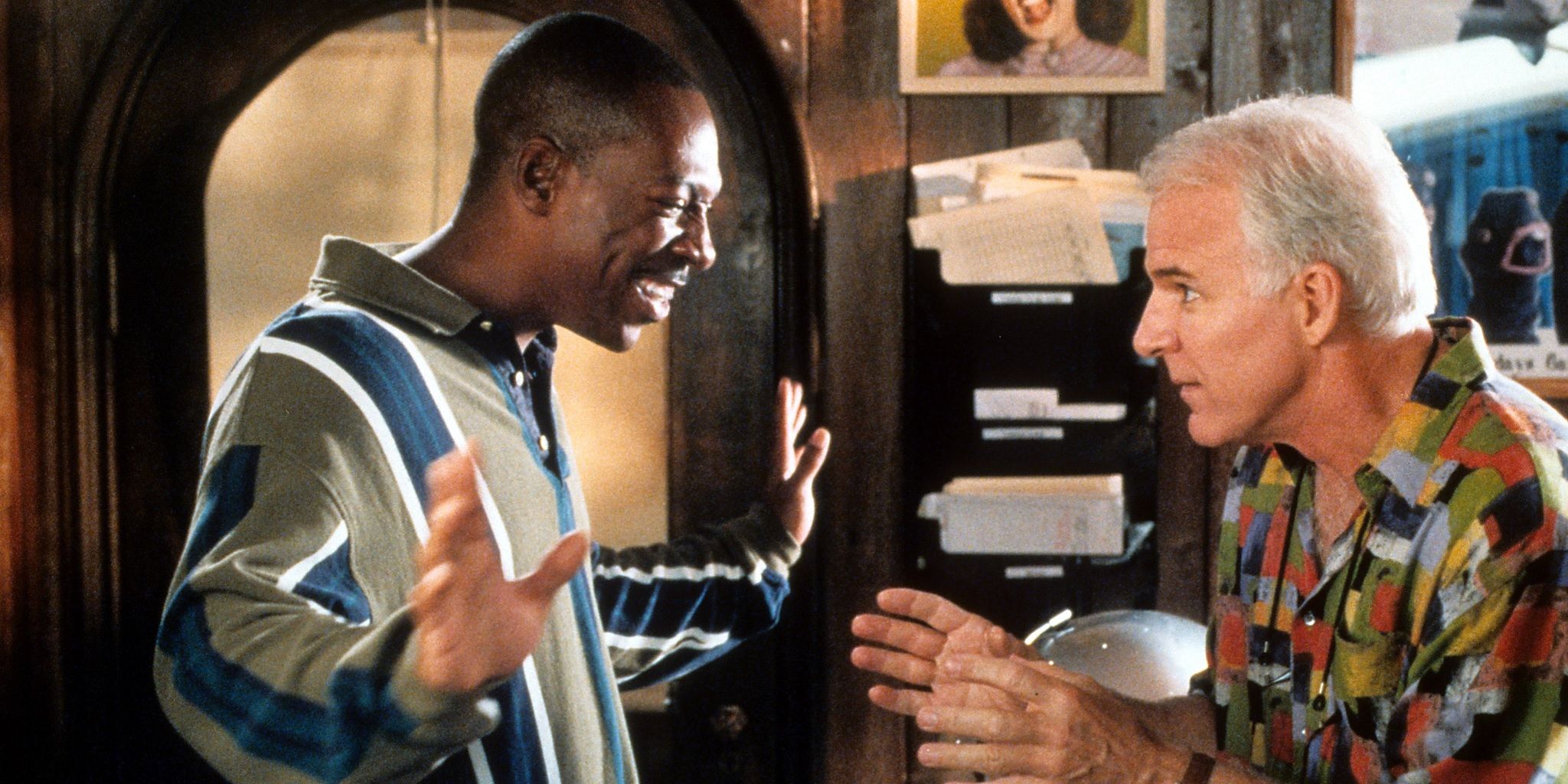 Bobby directing Jiff in Bowfinger
