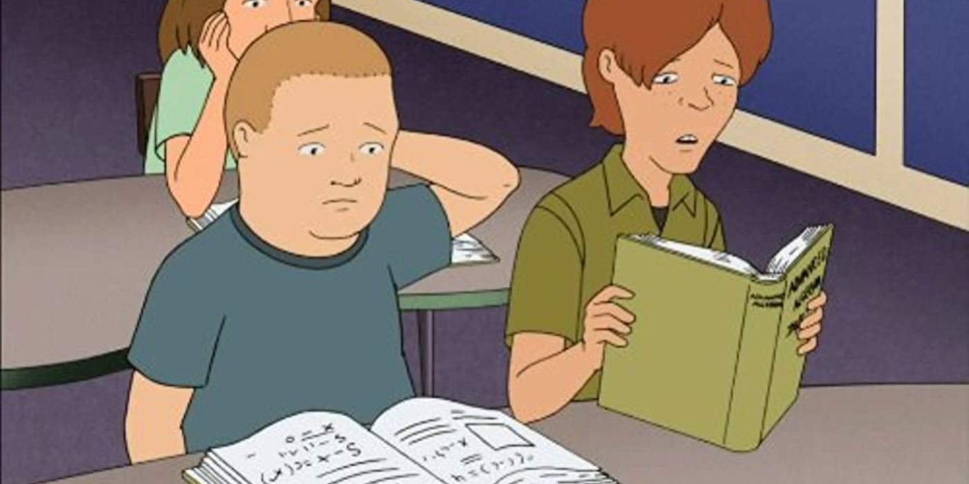 Bobby struggling with math King of the Hill
