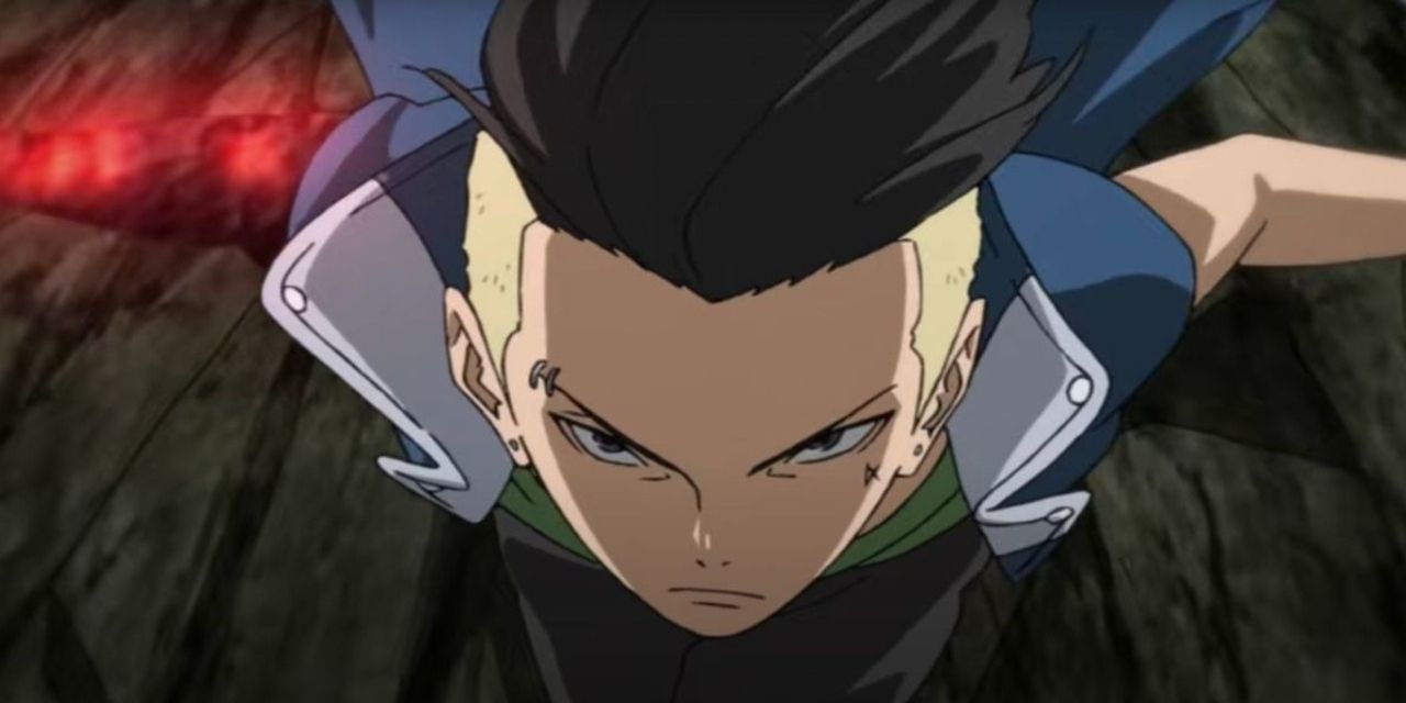 Kawaki from the Boruto anime series.