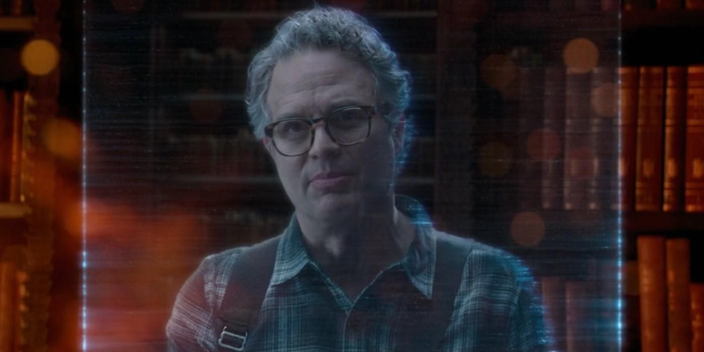 Bruce Banner in a hologram in Shang-Chi
