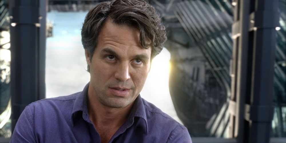 Bruce Banner on the SHIELD helicarrier in The Avengers 