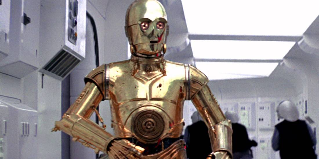 C-3PO em Tantive IV em Star Wars