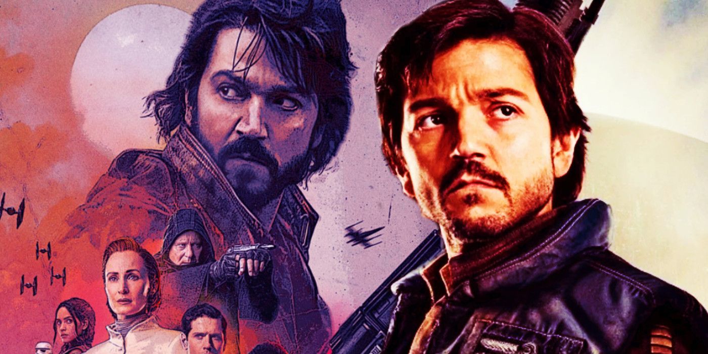 Diego Luna as Cassian Andor in Star Wars: Rogue One and Andor Poster