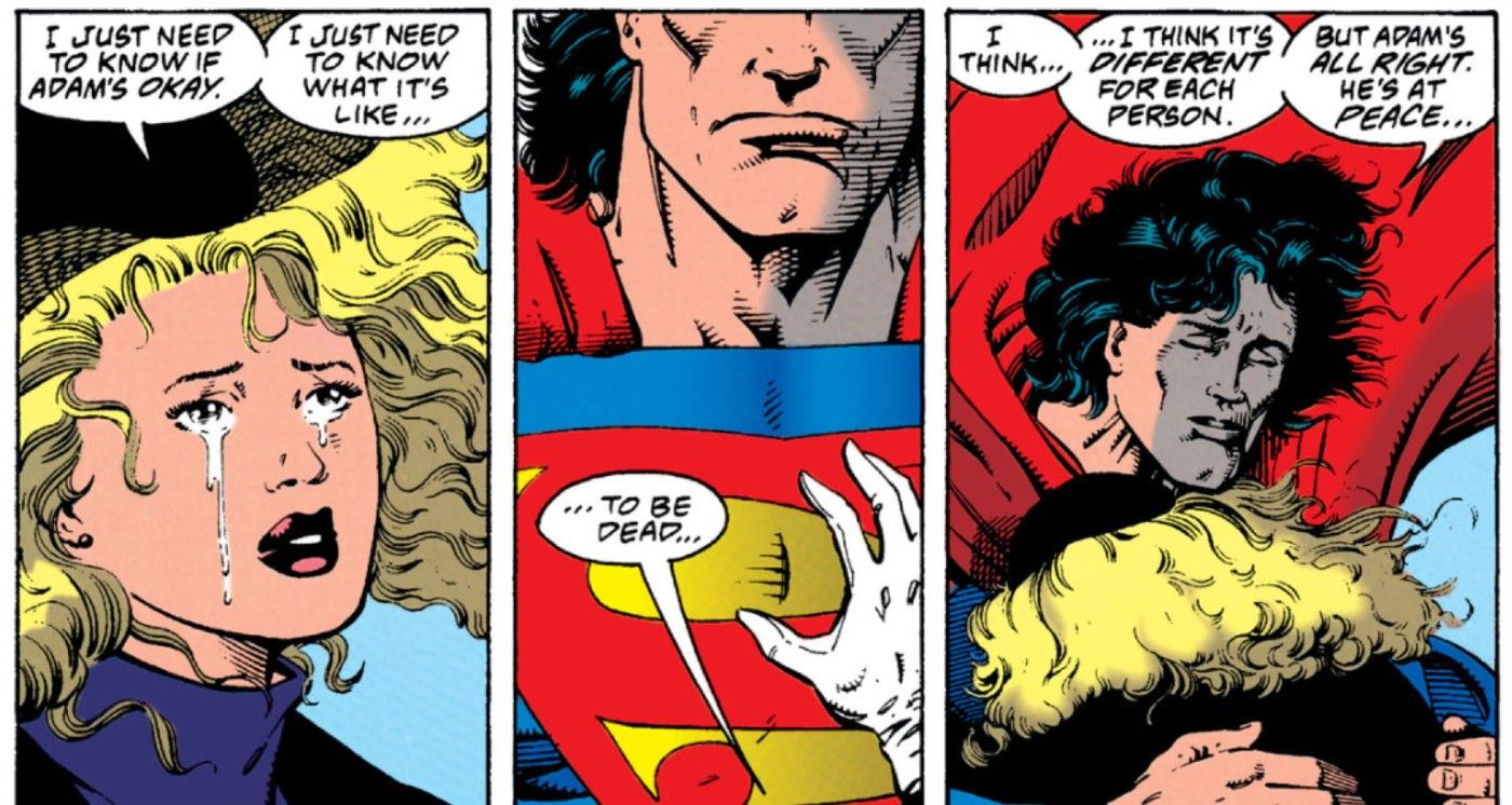 Cat Grant and Superman in Adventures of Superman #508.