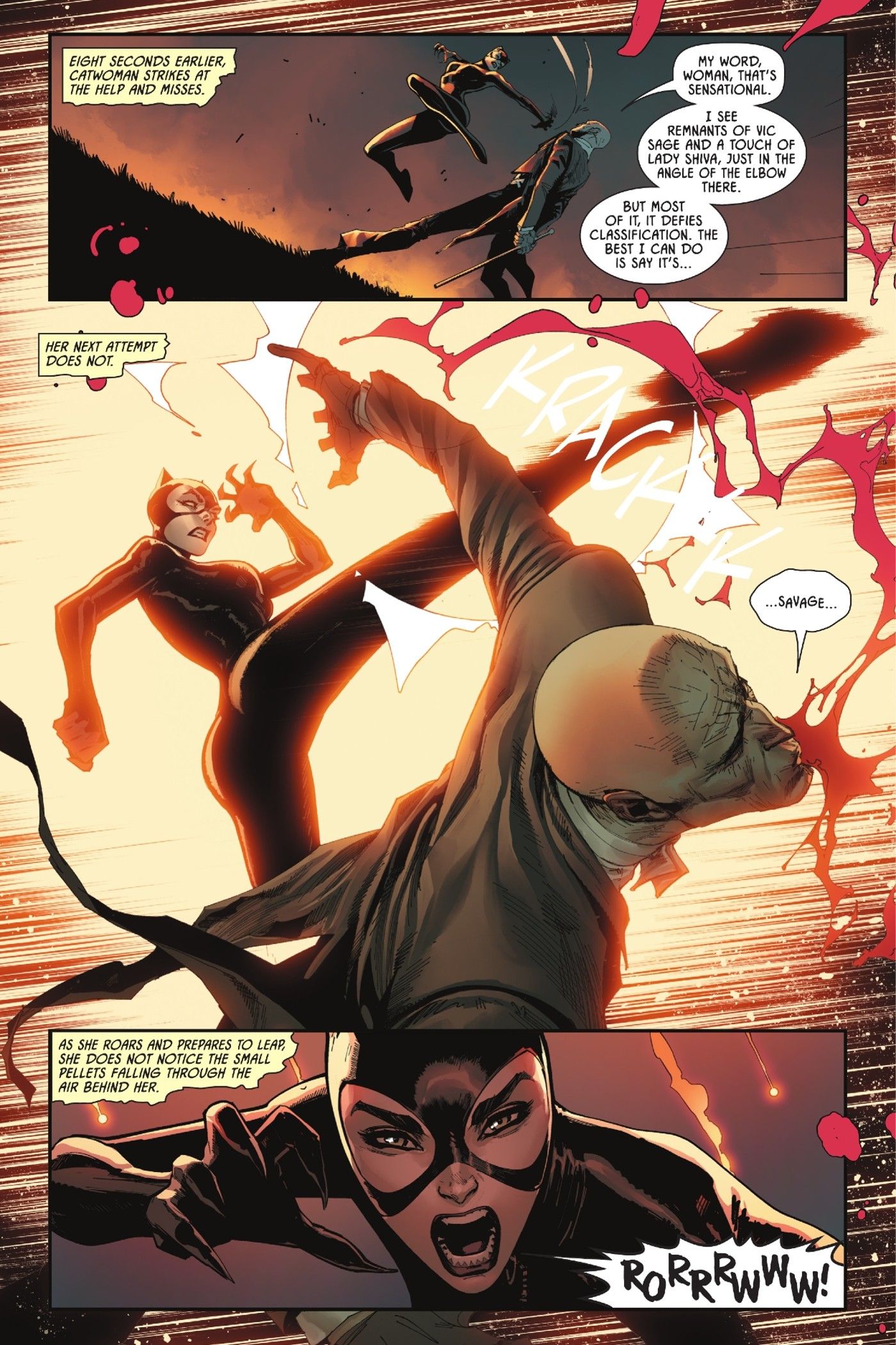 Catwoman vs The Help in Batman Killing Time #6