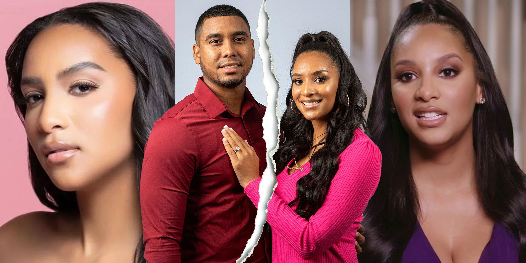A blended image of Chantel Everett from 90 Day Fiancé