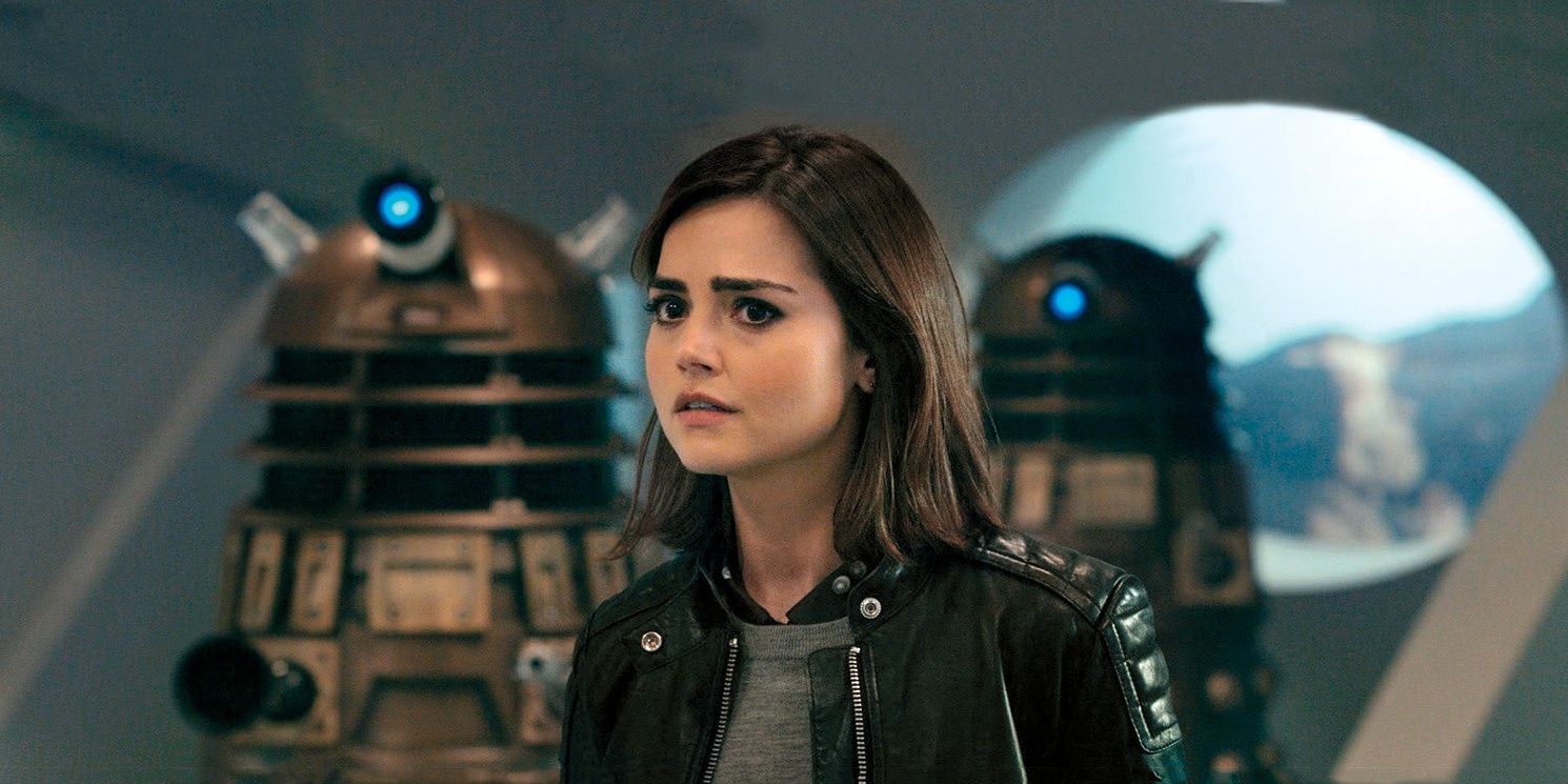 Clara Oswald Is Looking Scared in Doctor Who 