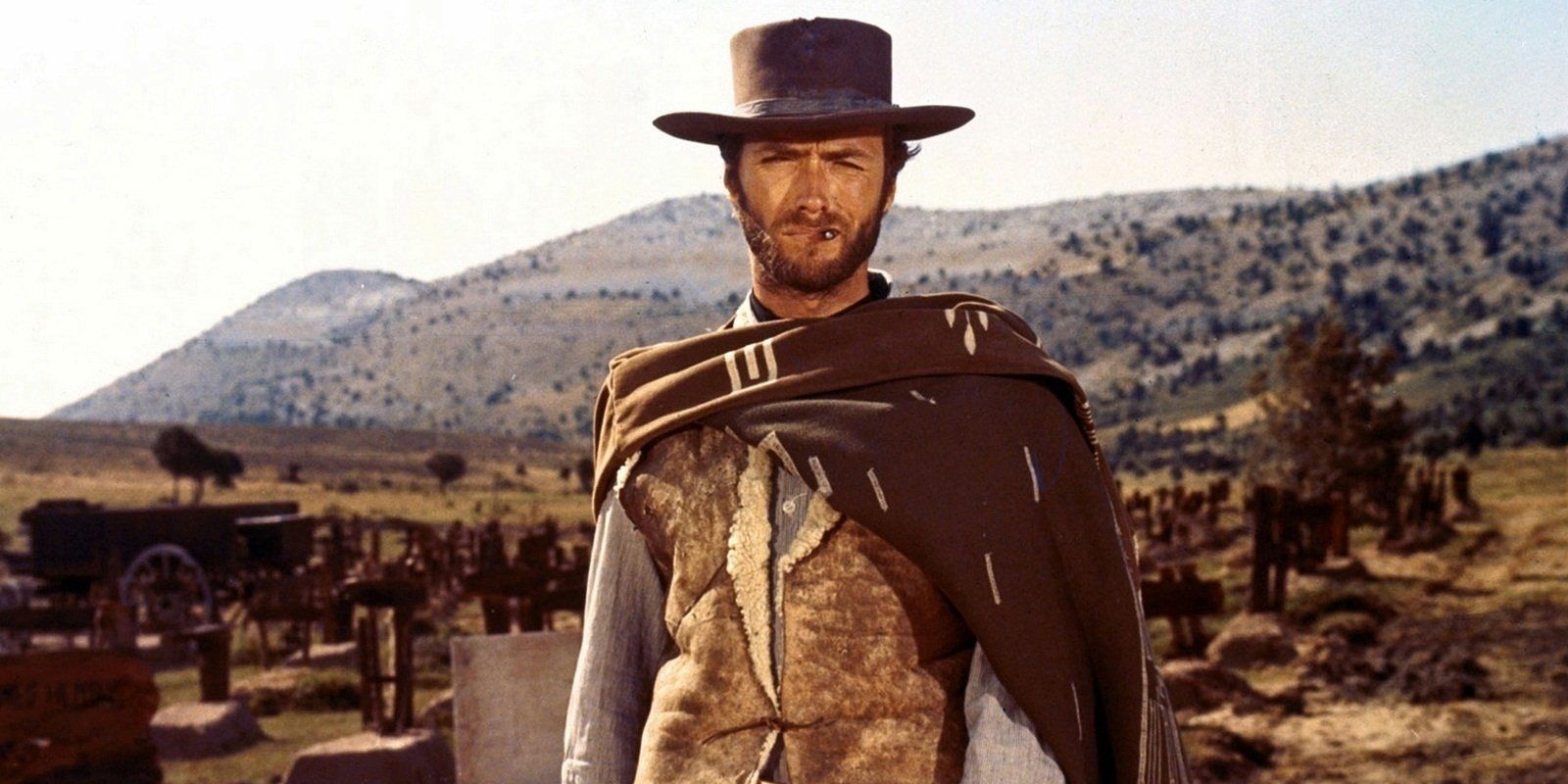 Clint Eastwood smoking a cigar in The Good, the Bad and the Ugly