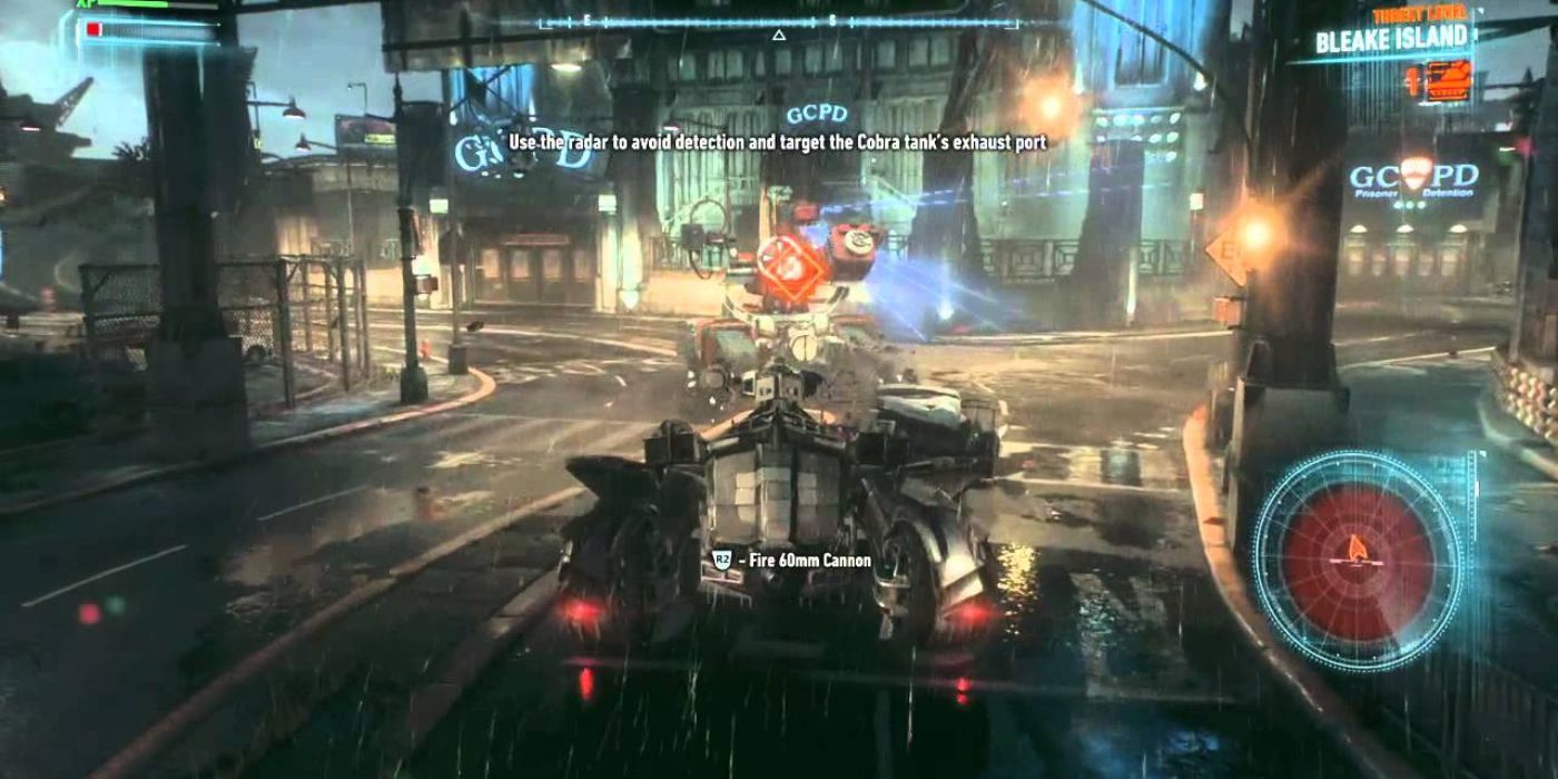 Cobra tank in Batman Arkham Knight