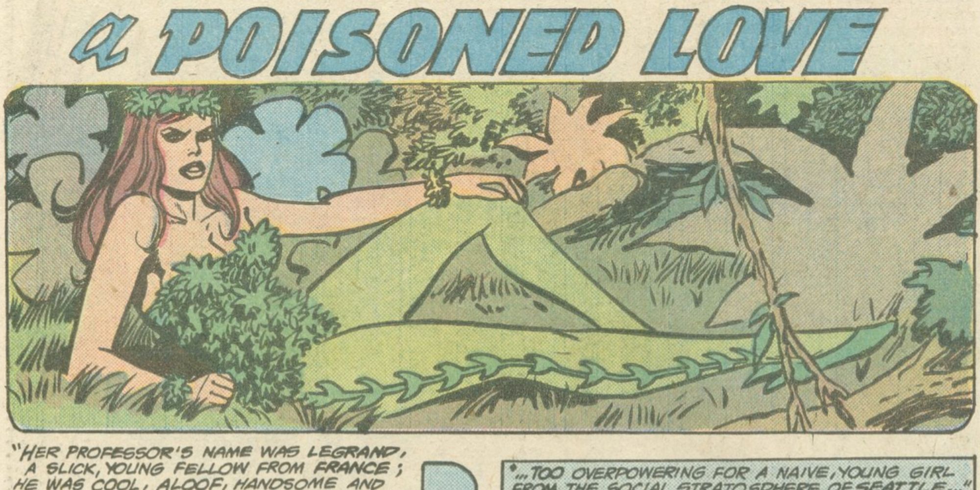 Poison Ivy lies on the ground in DC Comics.
