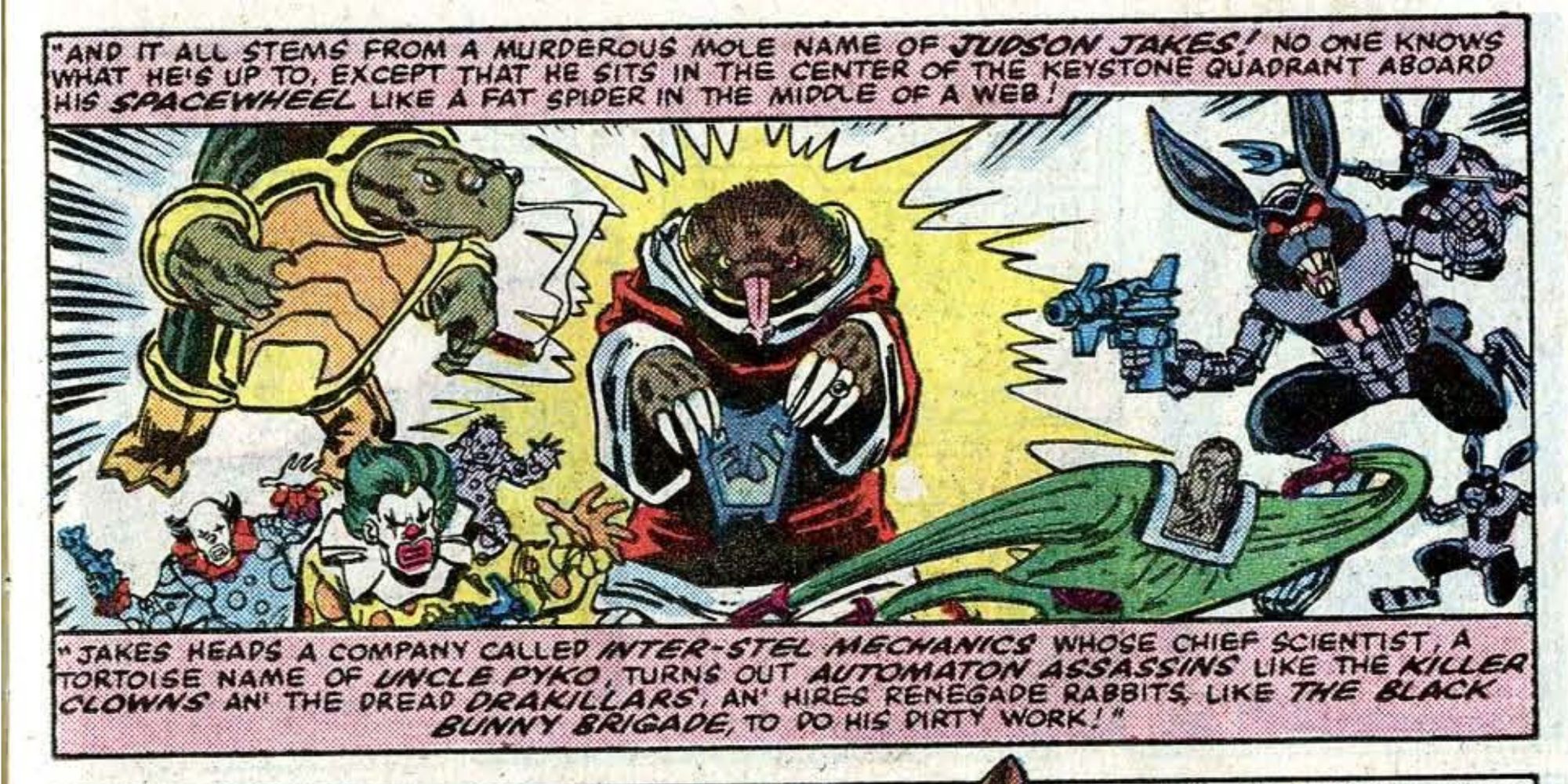 Judson Jakes and other animal villains appear in Marvel Comics.