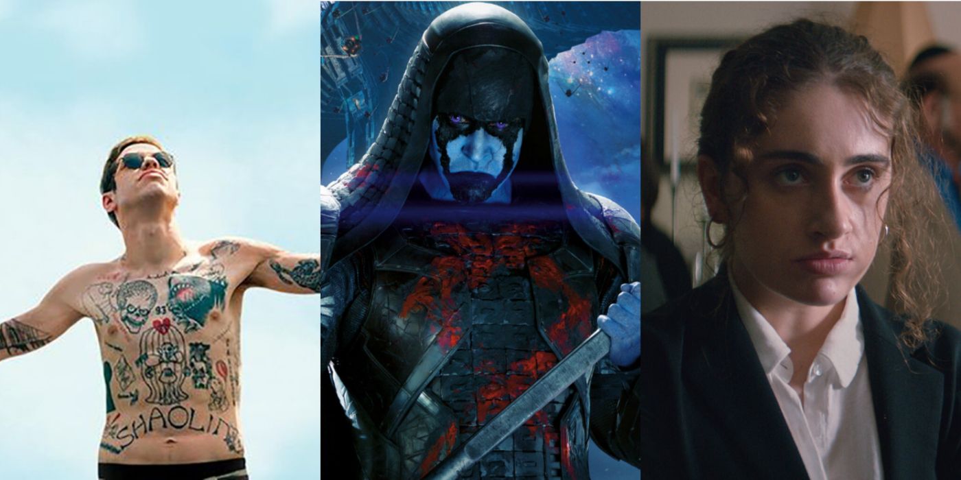 Featured Split Image Pete Davidson, Ronan from Guarians of the Galaxy, and Shiva Baby