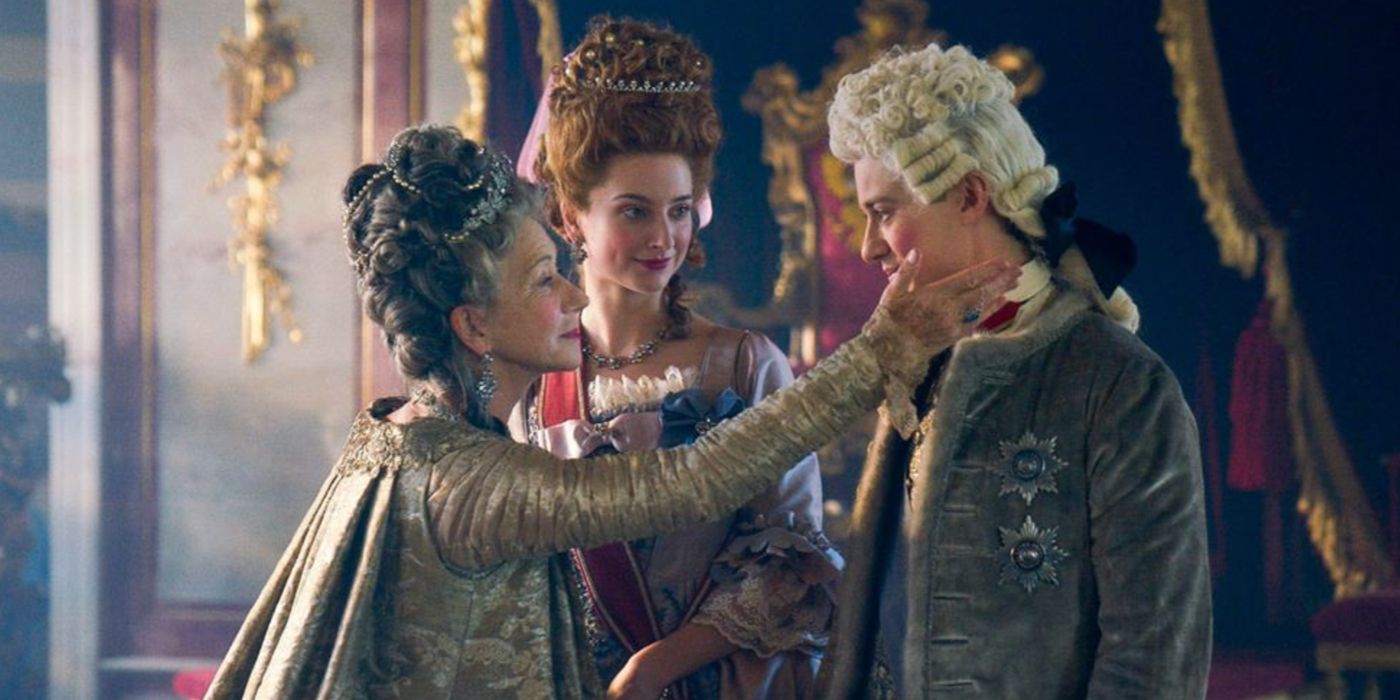 Joseph Quinn and Helen Mirren in Catherine The Great