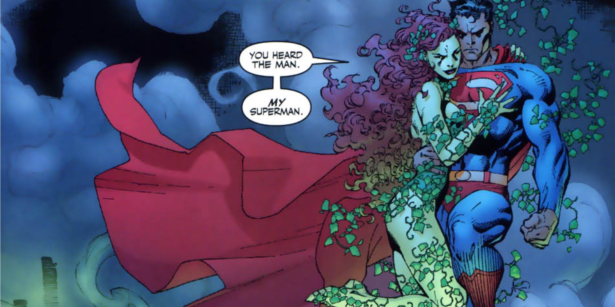 Poison Ivy possesses Superman in Hush comics.