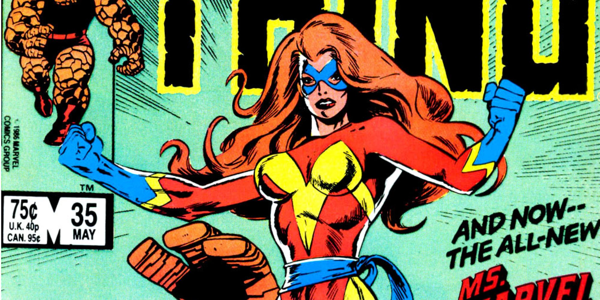 Sharon Ventura becomes Ms. Marvel in Marvel Comics.